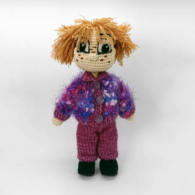 Pöttyös Panni horgolt baba