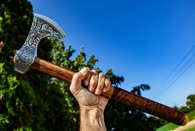 Berserker Viking Fejsze