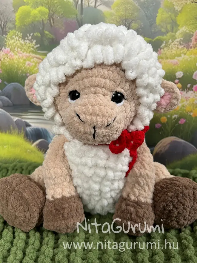 Bárány Amigurumi minta