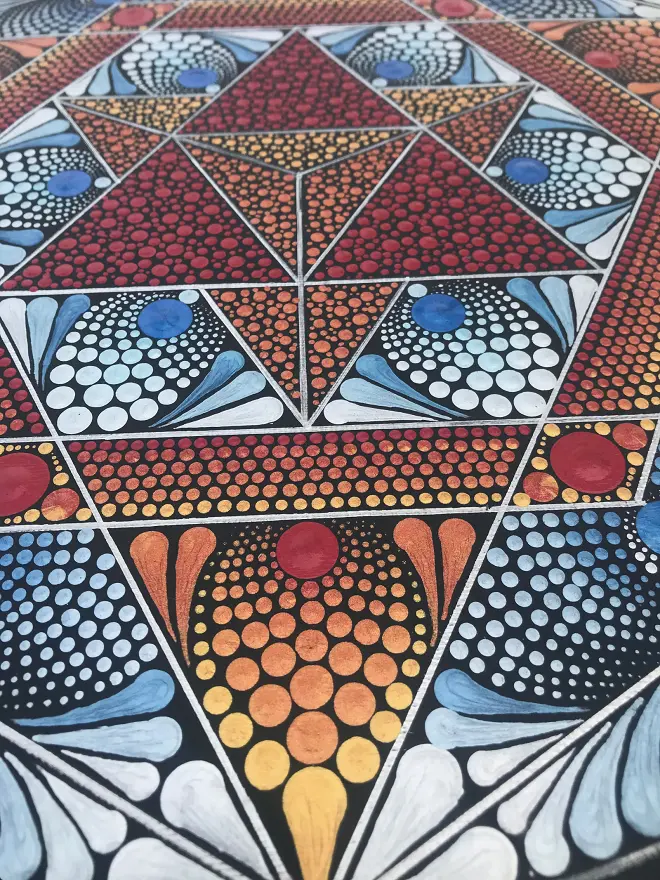 Hexagon Merkaba Mandala – A lélek kapuja a kozmikus harmóniához