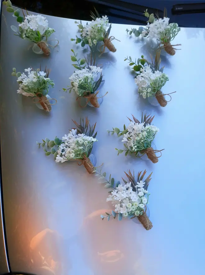 Esküvői autódísz szett