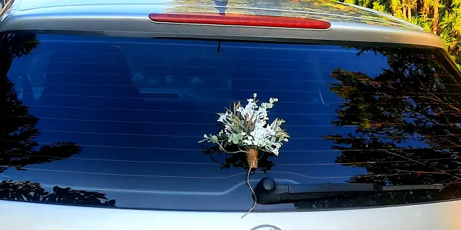 Esküvői autódísz szett