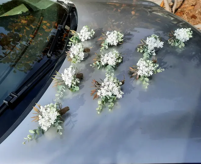 Esküvői autódísz szett