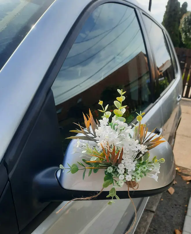 Esküvői autódísz szett