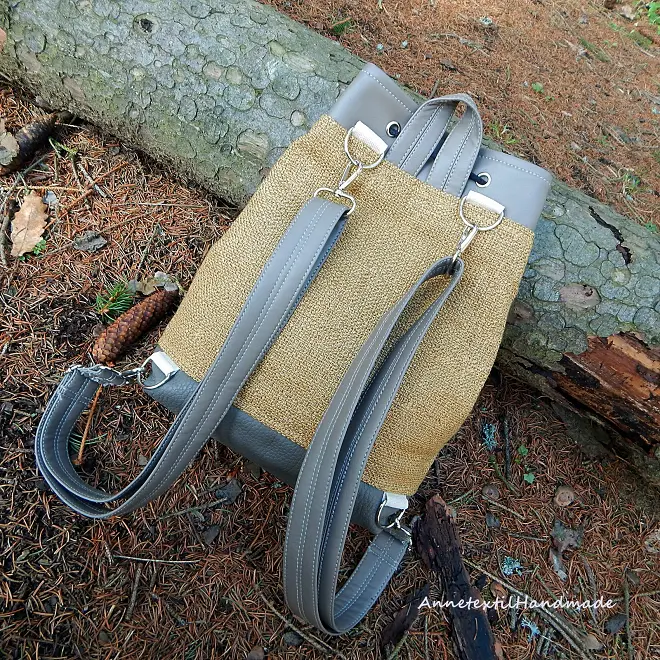 Kalocsai virágos többfunkciós női kézműves hátizsák